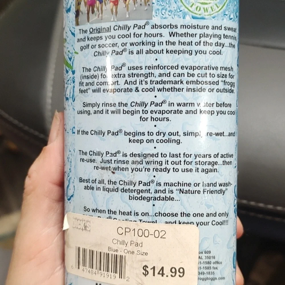 Frogg Toggs Cooling Chilly Pad Towel
